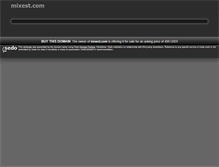 Tablet Screenshot of mixest.com